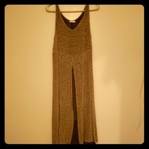Maxi Dress with mesh underlay and slip